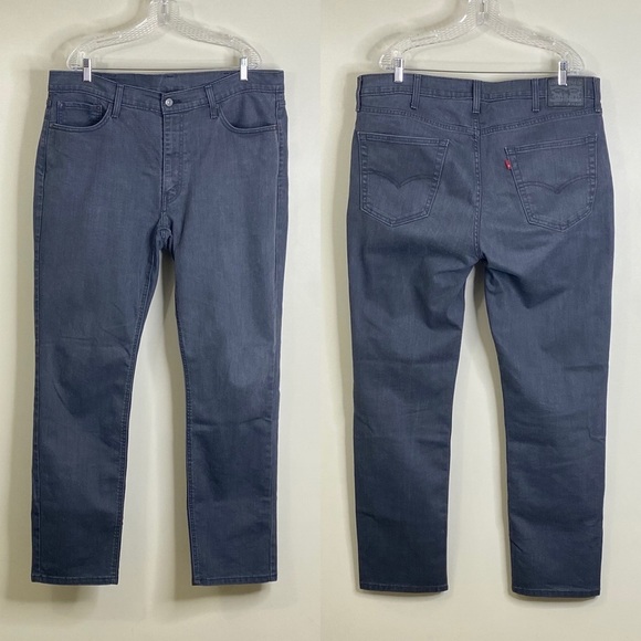 LEVI STRAUSS & CO. 541 MENS GRAY JEANS ZIP CLOSURE 65% COTTON 38W, 34L - Picture 3 of 17